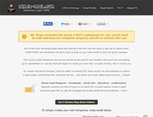 Tablet Screenshot of ninja-mail.com